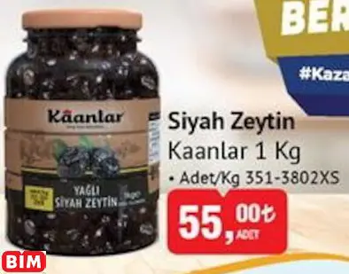 KAANLAR SİYAH ZEYTİN
